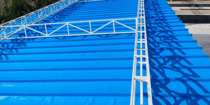 Thay bạt bạt xếp quán nhậu