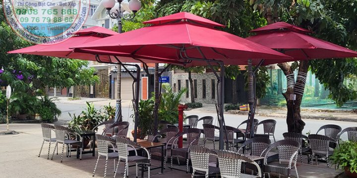 Dù che tại Gia Lai – Dù che sân vườn, dù che quán cafe đẹp ở Gia Lai